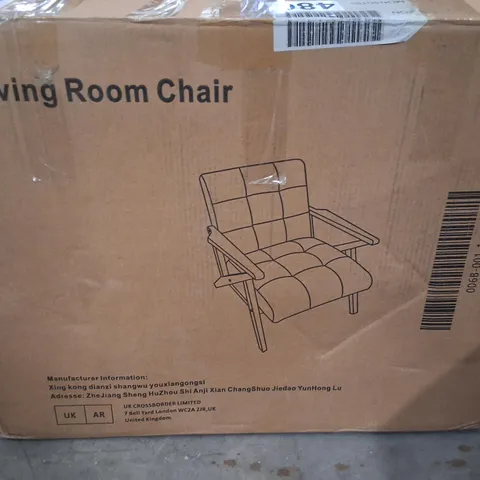 BOXED LIVING ROOM CHAIR