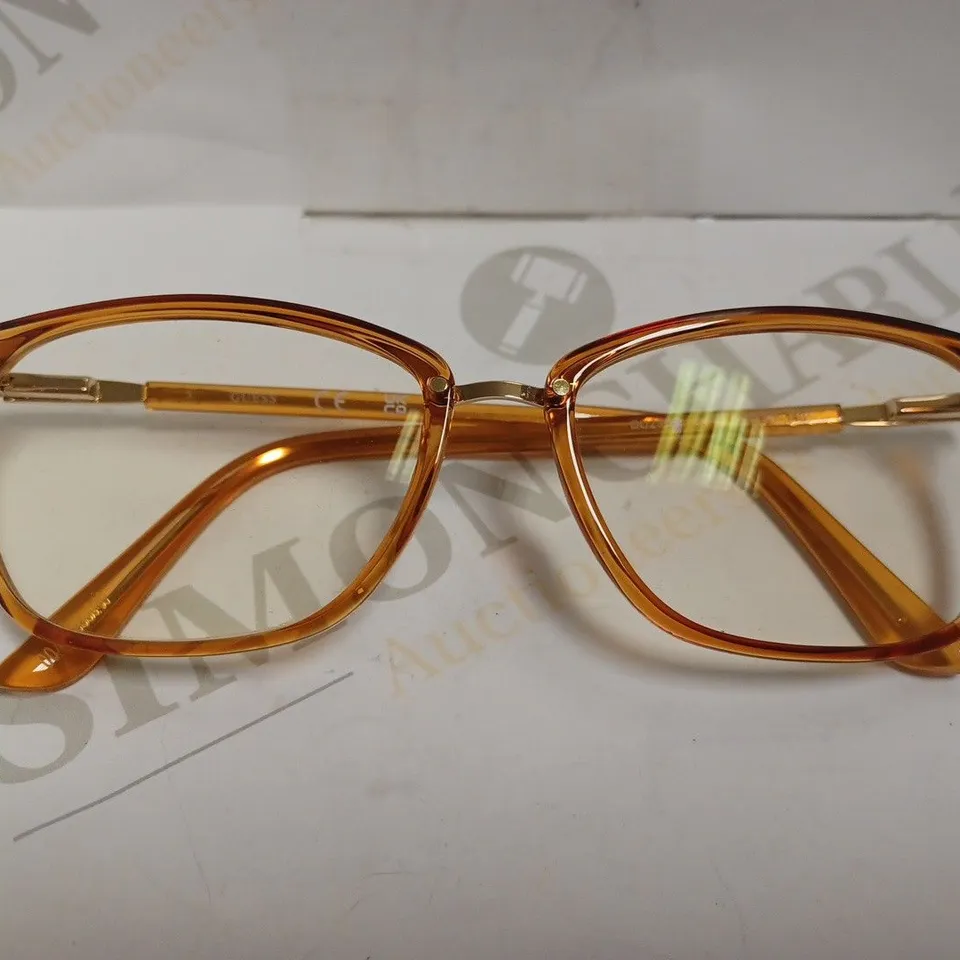 GUESS GU2958 ORANGE FRAMED PRESCRIPTION GLASSES