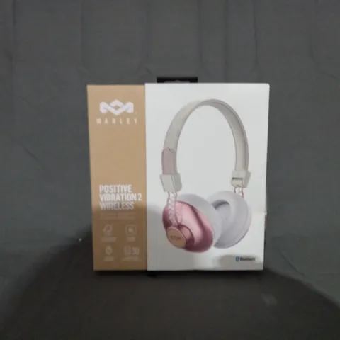 BOXED MARLEY POSITIVE VIBRATION 2 WIRELESS BLUETOOTH HEADPHONES