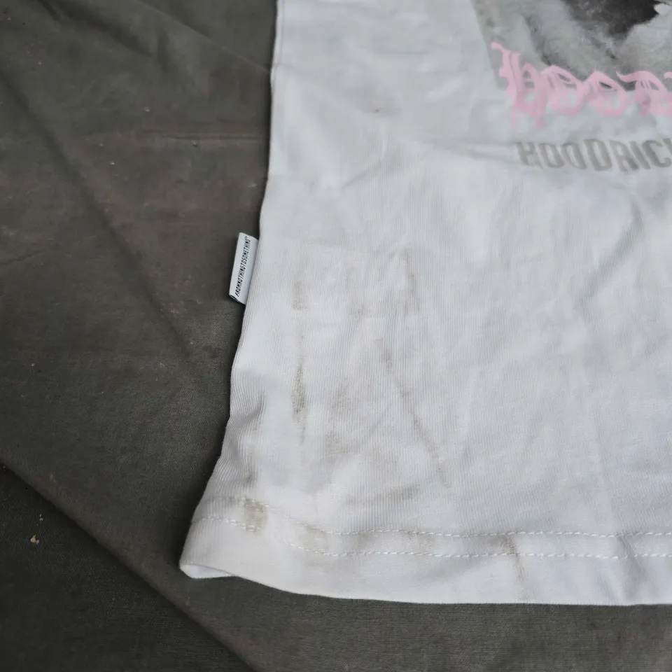 HOODRICH BACK GRAPHIC TEE IN WHITE SIZE XS