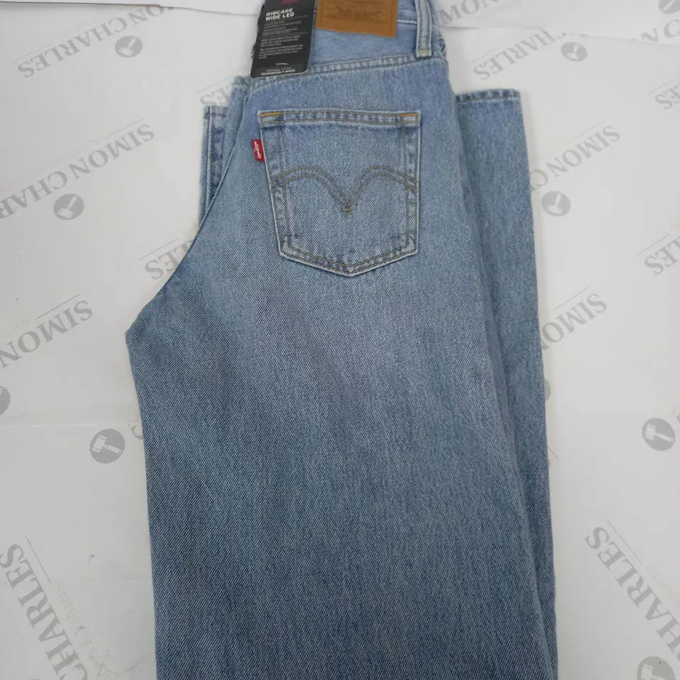 LEVIS STRAUSS RIBCAGE WIDE LEG JEANS SIZE W24 L32