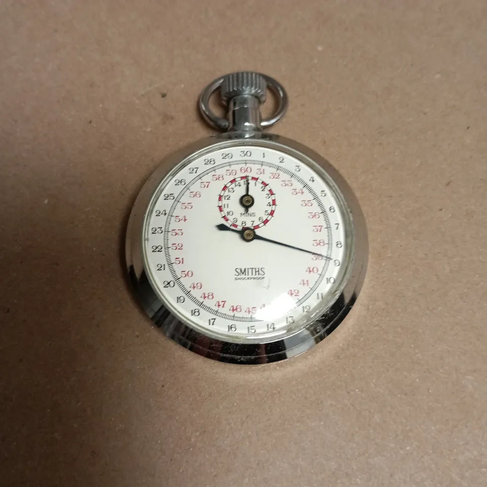 UNBOXED SMITHS SHOCKPROOF WHITE DIAL POCKET TIMER
