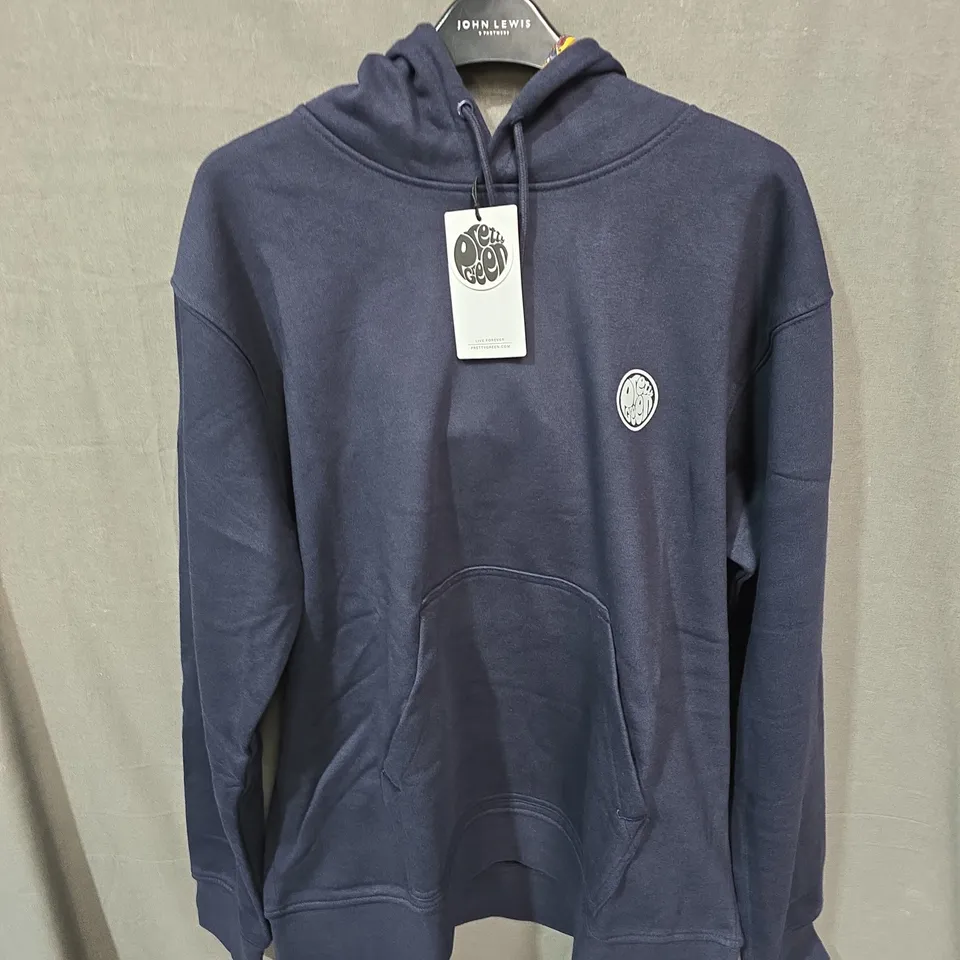 LOUNGE HOODIE NAVY – SIZE M