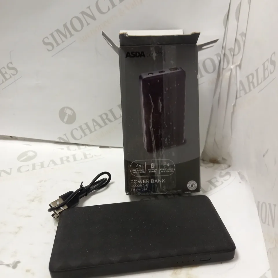 ASDA TECH POWER BANK 10000MAH