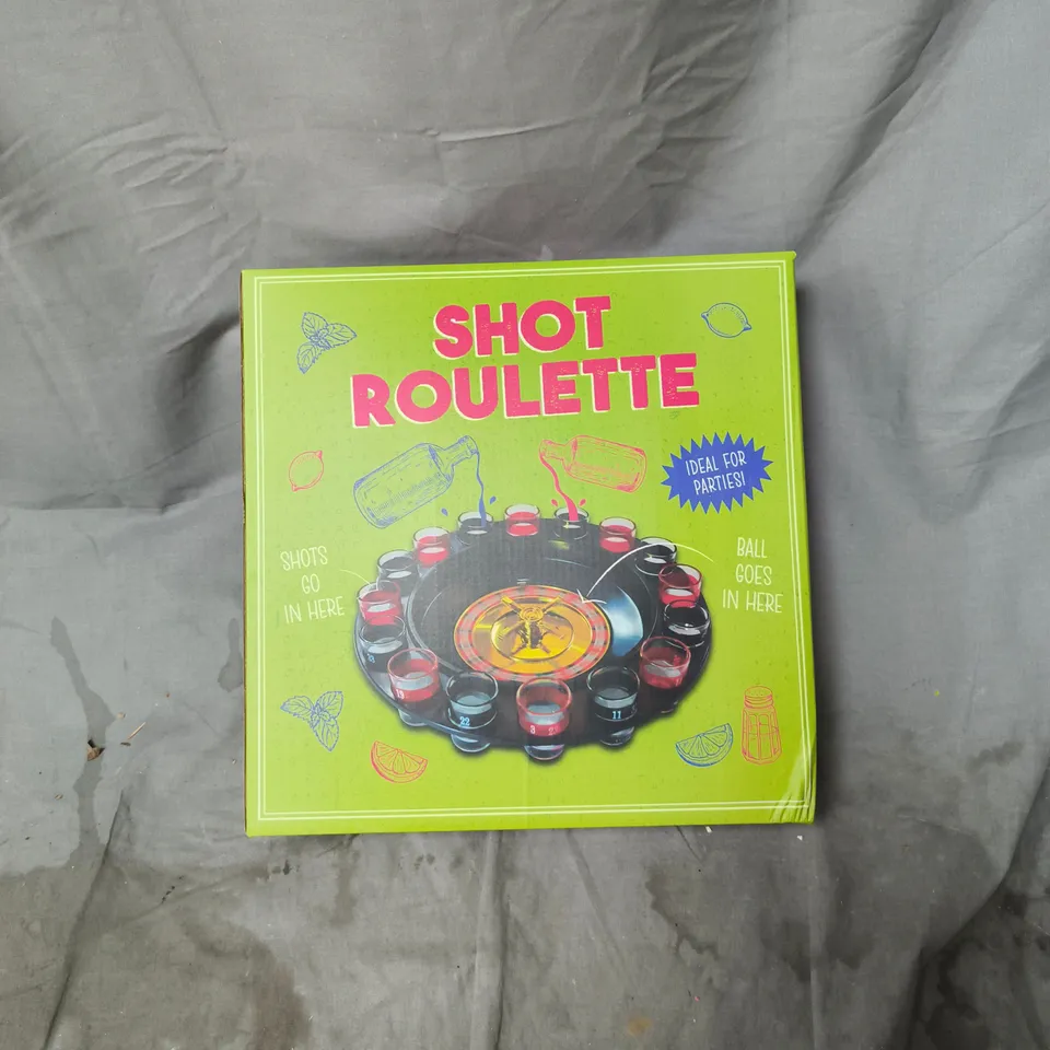 SHOT ROULETTE – NEON GREEN PARTY DRINKING GAME (BOXED), SEALED