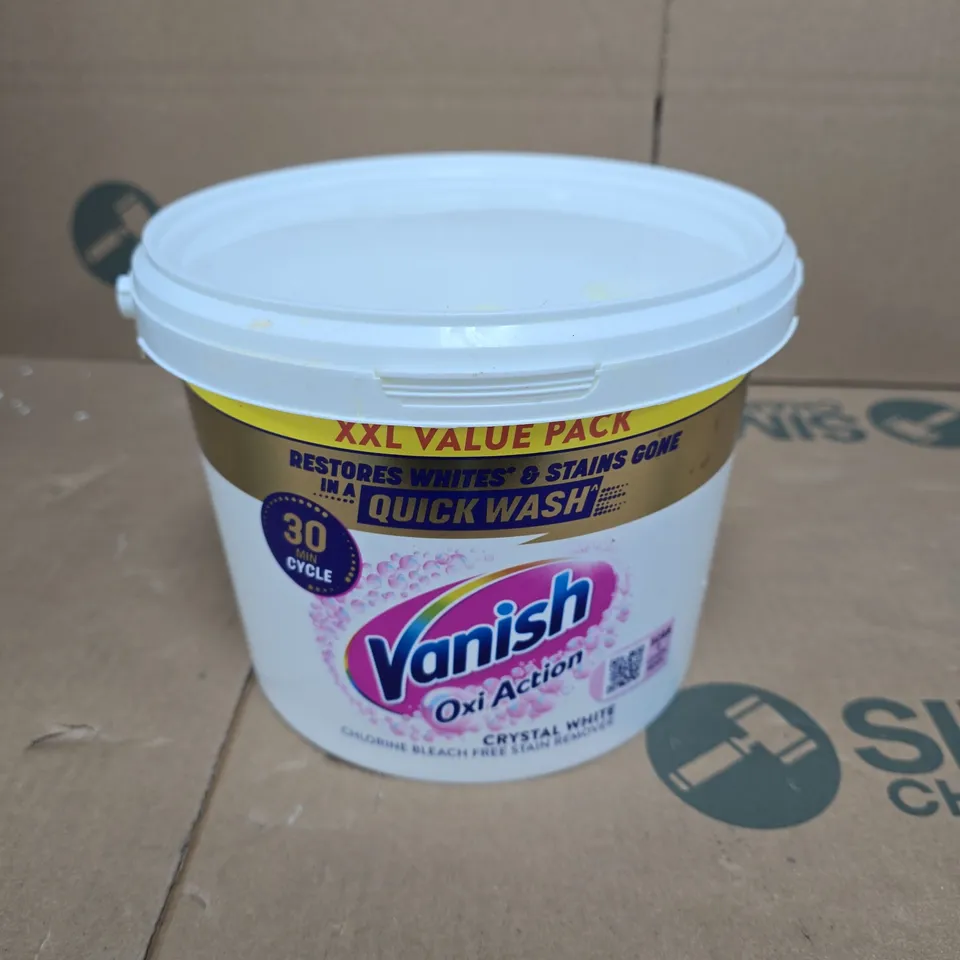 VANISH OXI ACTION CRYSTAL WHITE LAUNDRY STAIN REMOVER – 2.4 KG XXL VALUE PACK