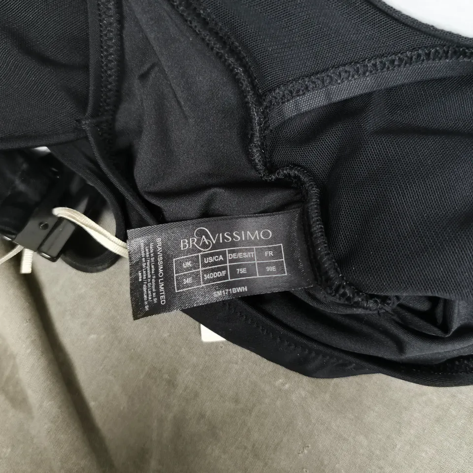 BRAVISSIMO LAKE COMO SKINSUIT IN BLACK/WHITE - UK 34E