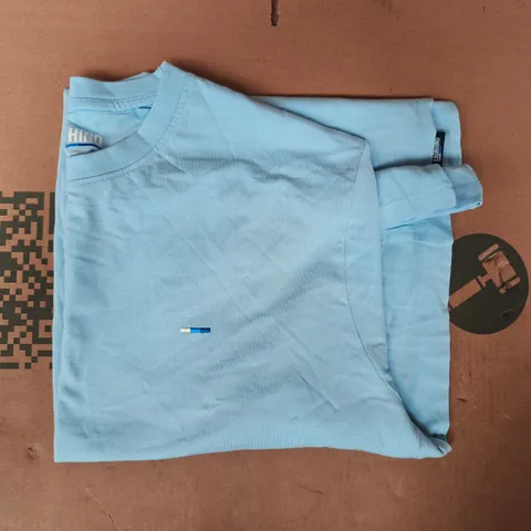 BADRHINO SHORT SLEEVE T-SHIRT IN LIGHT BLUE SIZE 2XL