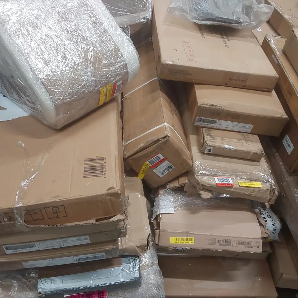 PALLET CONTAINING A LARGE QUANTITY OF ASSORTED FURNITURE PARTS ECT