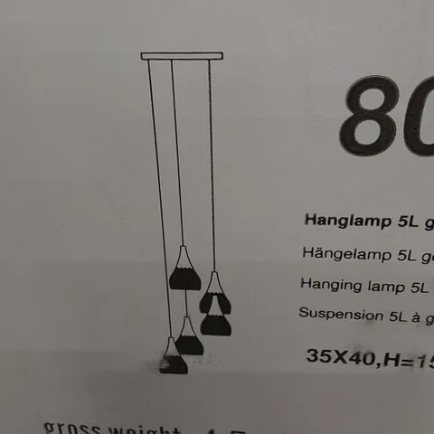 BOXED HANGING LAMP DOLLARD