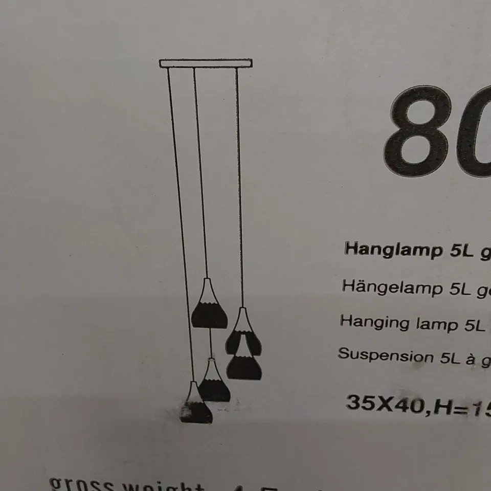 BOXED HANGING LAMP DOLLARD