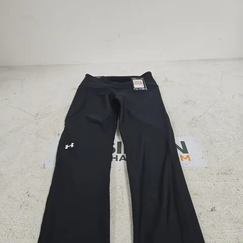 UNDER ARMOUR BLACK LEGGINGS SIZE S/P TAGGED