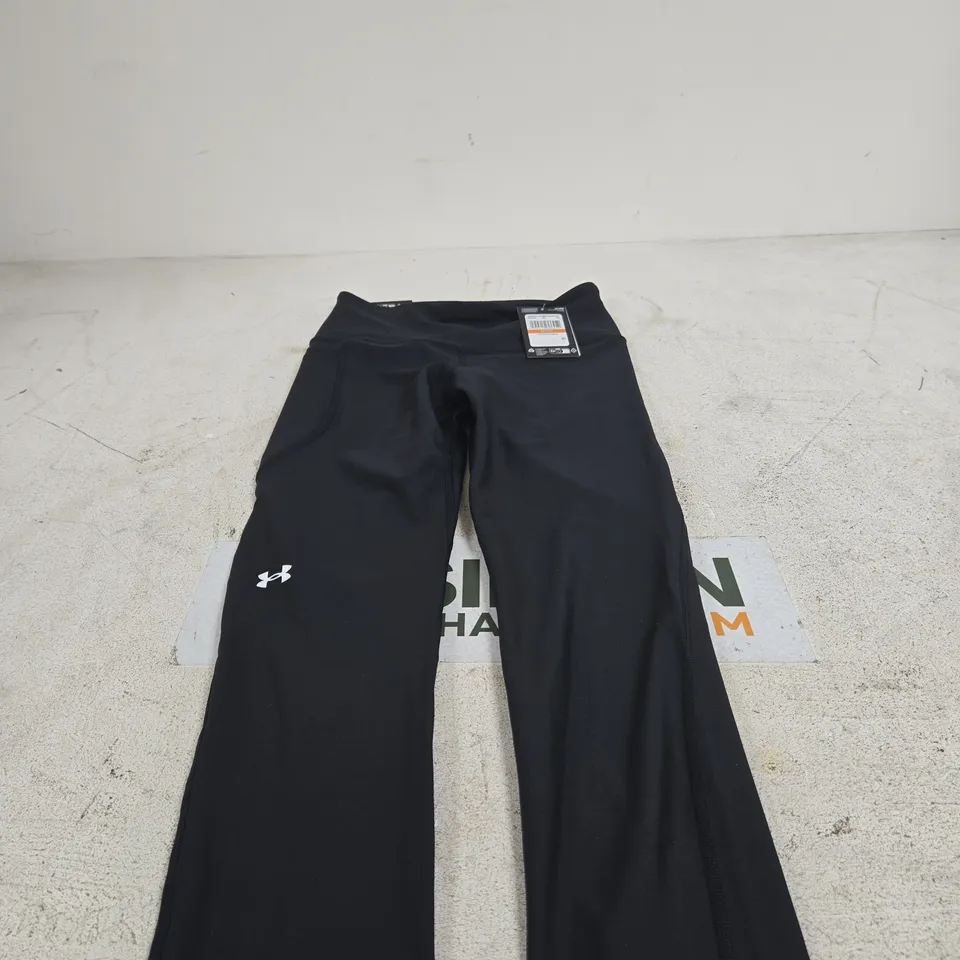 UNDER ARMOUR BLACK LEGGINGS SIZE S/P TAGGED