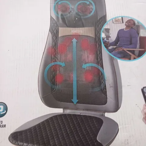 BOXED HOMEDICS SHIATSU ELITE II MASSAGER WITH HEAT MCS-845H-GB