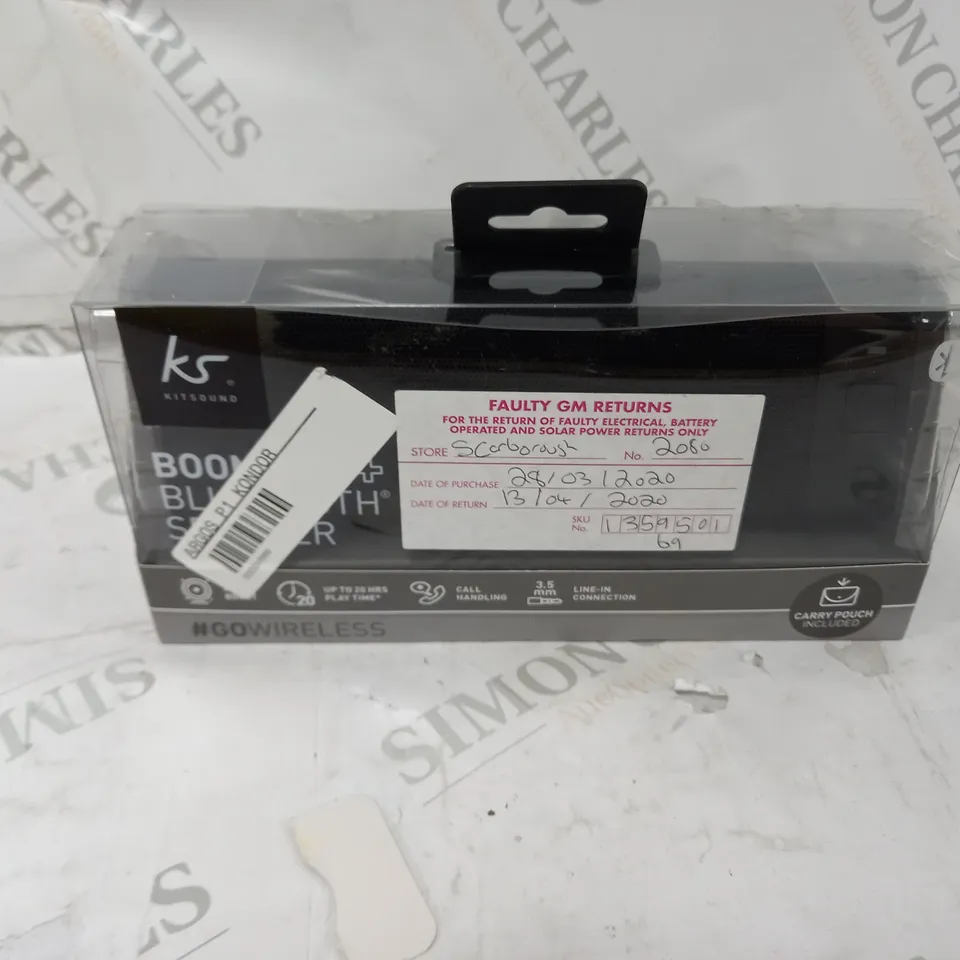 KITOSUND BOOMBAR+ WIRELESS SPEAKER