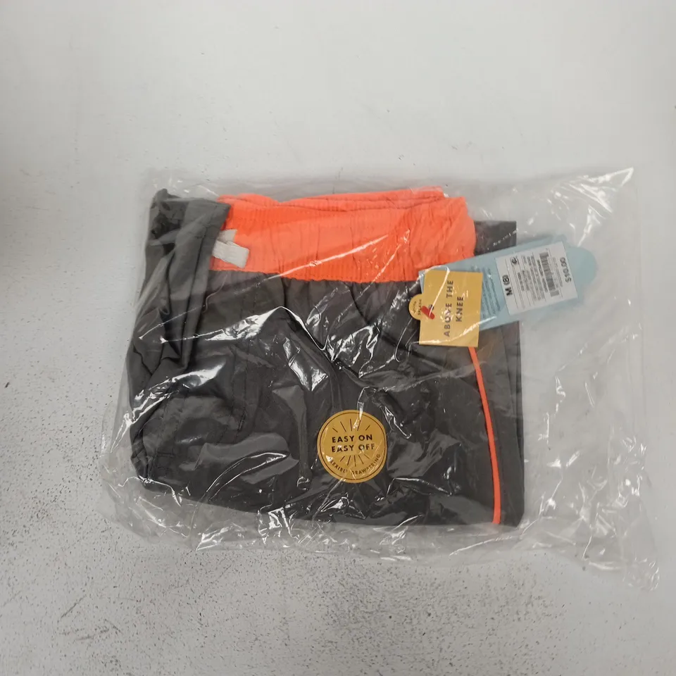 BOX OF APPROXIMATELY 12 GRAY CAT AND JACK SWIM SHORTS IN ASSORTED SIZES