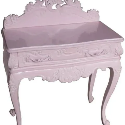 BRAND NEW BOXED HOMESDIRECT365 PINK ANTIQUE FRENCH STYLE NIGHT STAND 