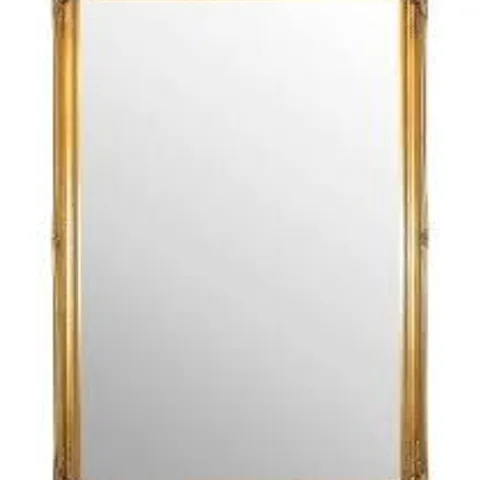 BOXED WOOD FRAMED WALL ACCENT MIRROR