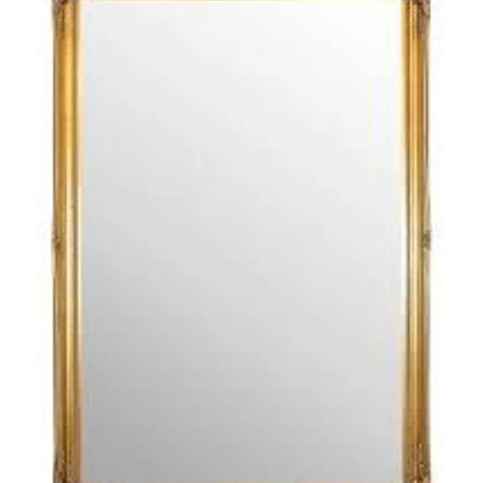 BOXED WOOD FRAMED WALL ACCENT MIRROR