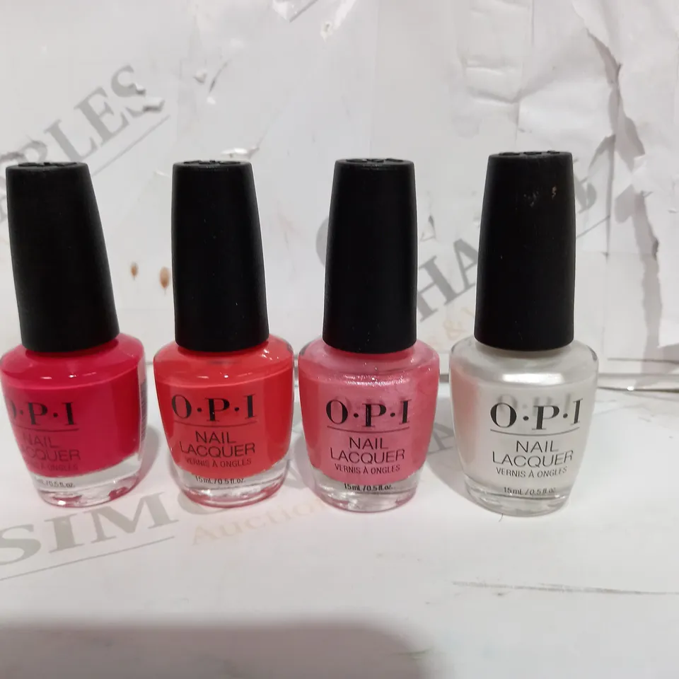 4 X OPI NAIL LACQUER 