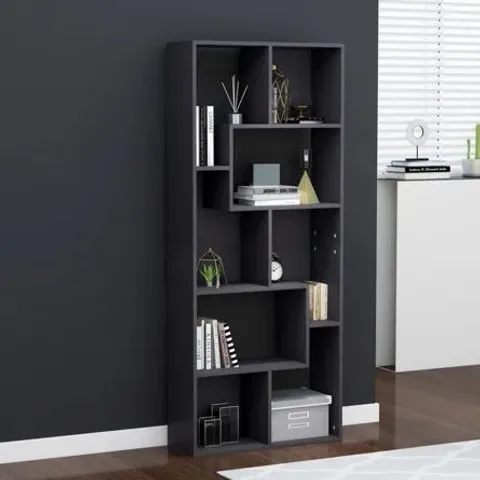 BOXED TARO 161CM H × 67CM W GEOMETRIC BOOKCASE