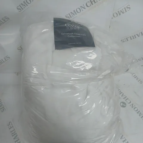 COZEE HOME VELVETSOFT ESSENTIAL COLLECTION WINTER WHITE SINGLE