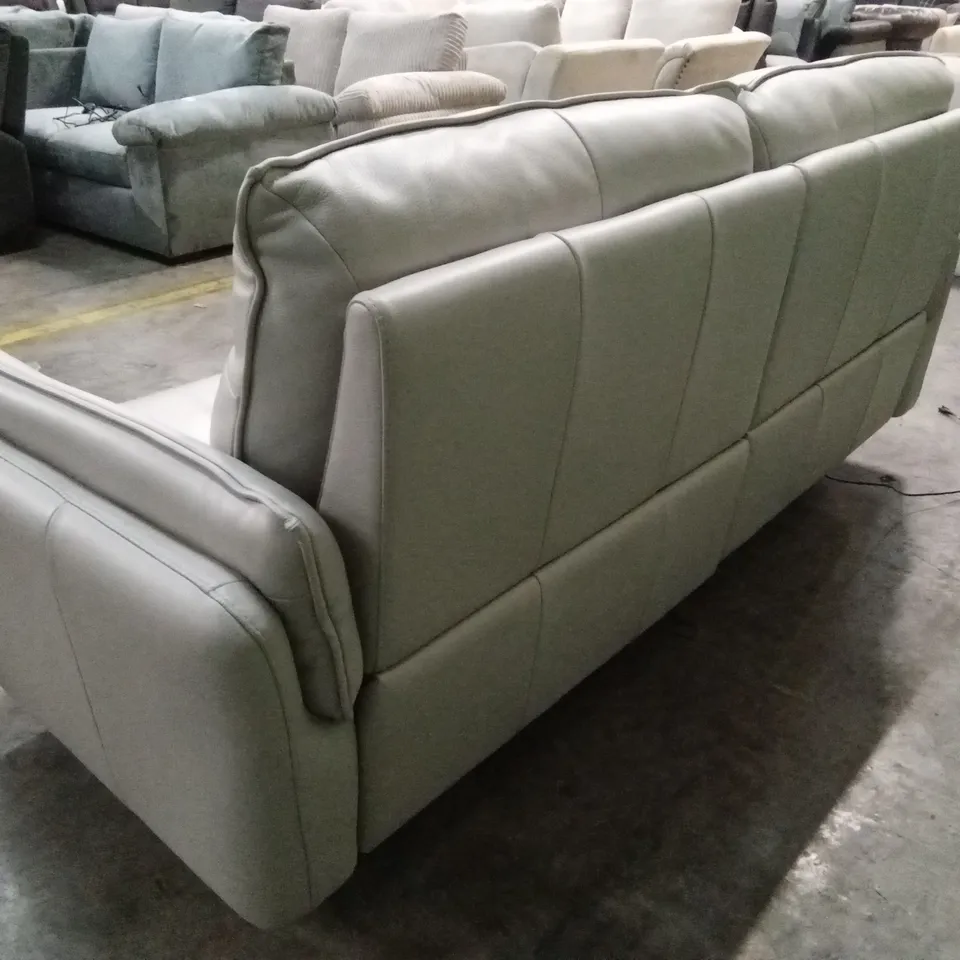 QUALITY DESIGNER ITALIAN MADE BOLZANO LEATHER 3 SEATER ELECTRIC RECLINER SOFA
