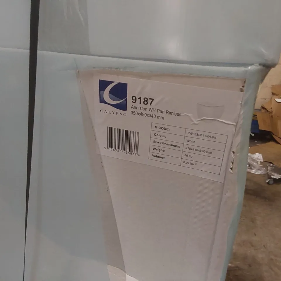 PALLET CONTAINING APPROXIMATELY 18x CALYPSO WC UNITS