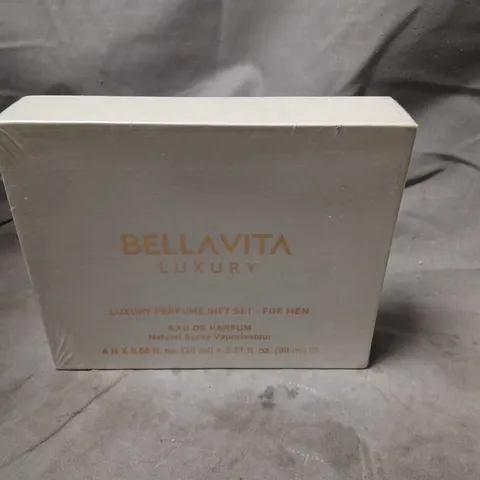 BOXED BELLAVITA LUXURY PERFUME GIFT SET FOR MEN 4 X 20ML
