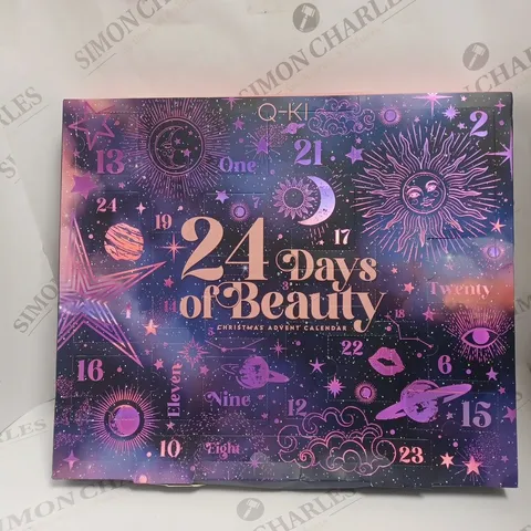 BOXED Q-KI 24 DAYS OF BEAUTY ADVENT CALENDAR