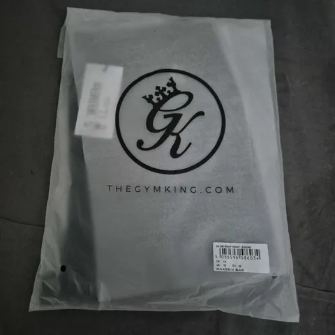 BAGGED GYM KING 365 WRAP FRONT LEGGINGS IN BLACK - UK 14