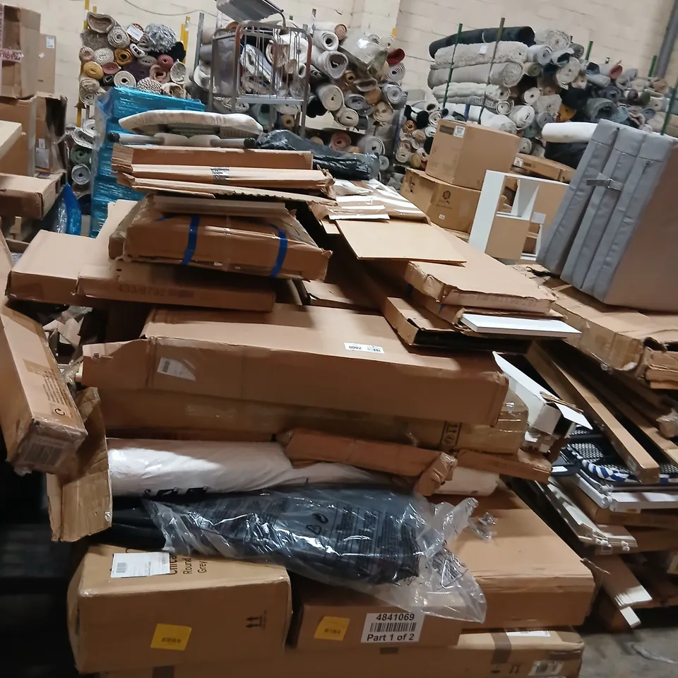 PALLET OF ASSORTED UNPROCESSED RAW RETURN FURNITURE 