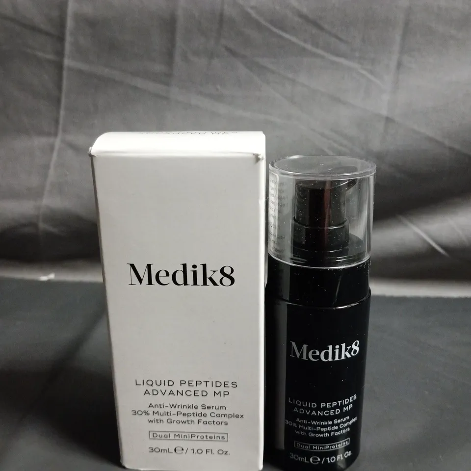 MEDIK8 LIQUID PEPTIDES ADVANCED MP ANTI-WRINKLE SERUM 30 ML – BOXED