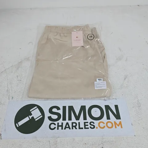 APPROXIMATELY 40 LA MAREY BEIGE TROUSERS - 16