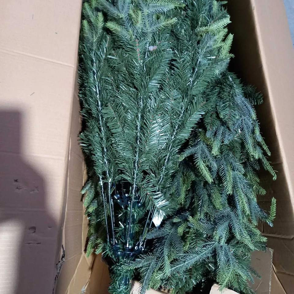 BOXED 7FT SHERWOOD REAL LOOK FULL CHRISTMAS TREE - COLLECTION ONLY RRP £274.99