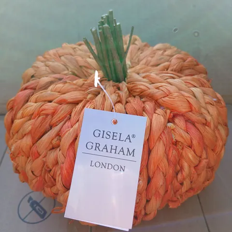 APPROXIMATELY 24 BRAND NEW GISELA GRAHAM LONDON PUMPKIN ORNAMENT