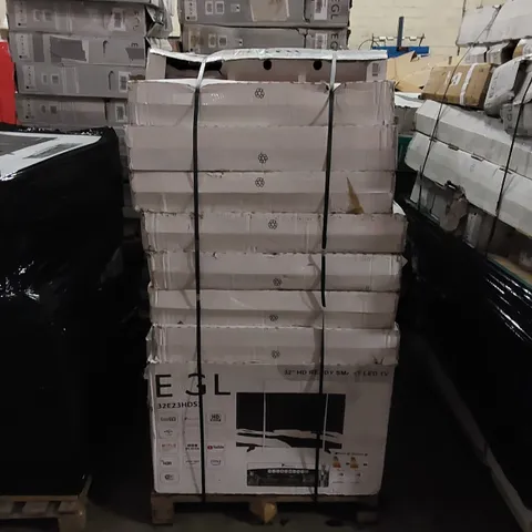 PALLET OF APPROXIMATELY 24 X ASSORTED UNTESTED TVS. BRANDS, MODELS AND CONDITIONS VARY