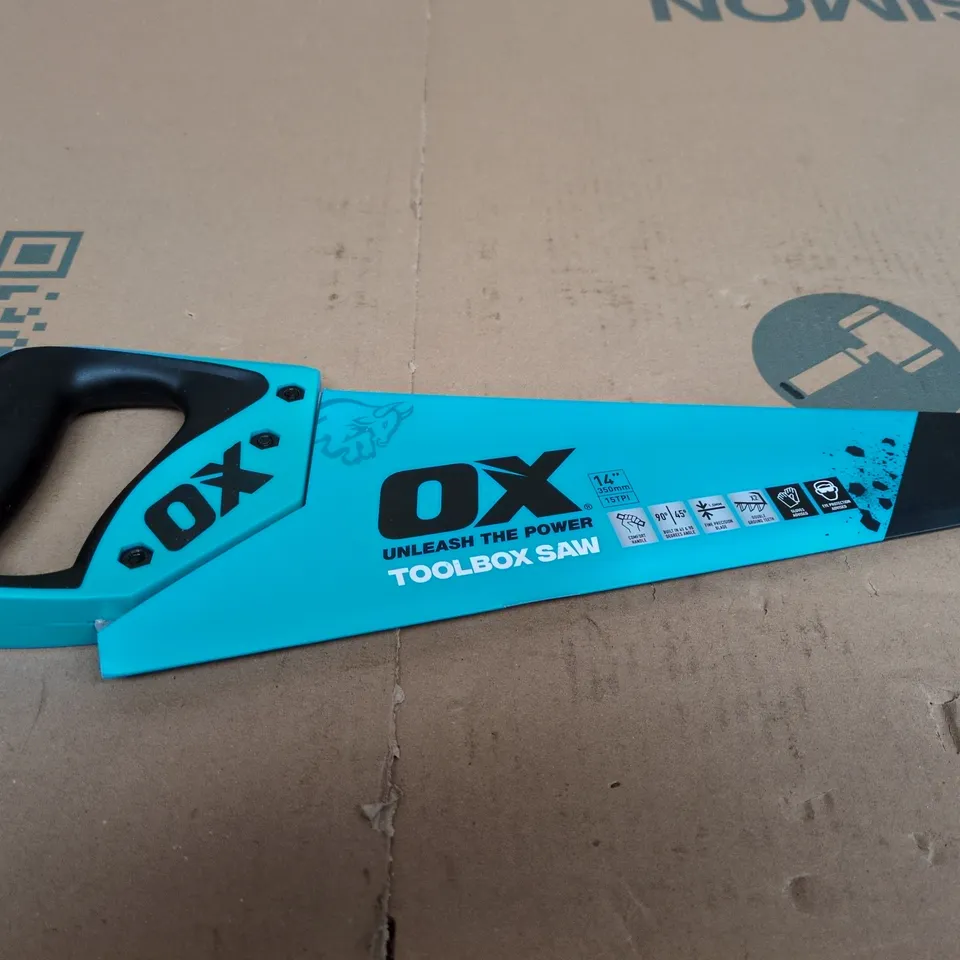 OX TOOLBOX SAW PRO 14 INCH HAND SAW