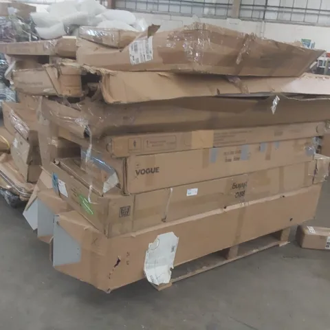 PALLET CONTAINING A LARGE QUANTITY OF ASSORTED FURNITURE PARTS ECT