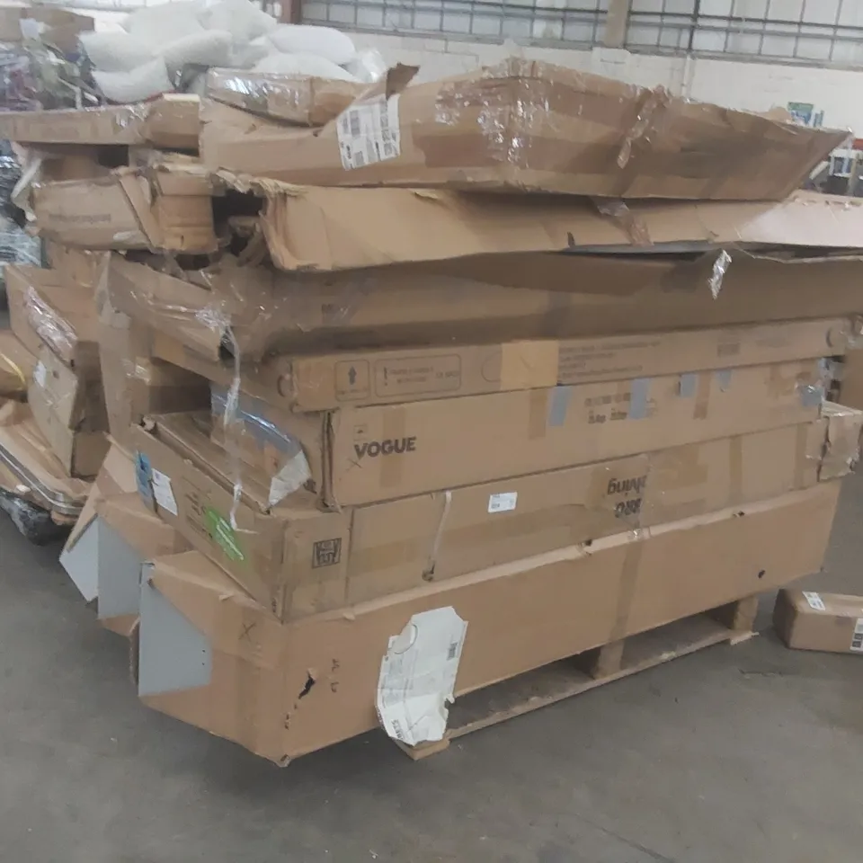 PALLET CONTAINING A LARGE QUANTITY OF ASSORTED FURNITURE PARTS ECT