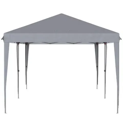 BOXED LARGE GREY GAZEBO 