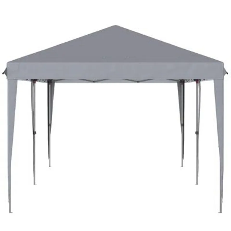 BOXED LARGE GREY GAZEBO 