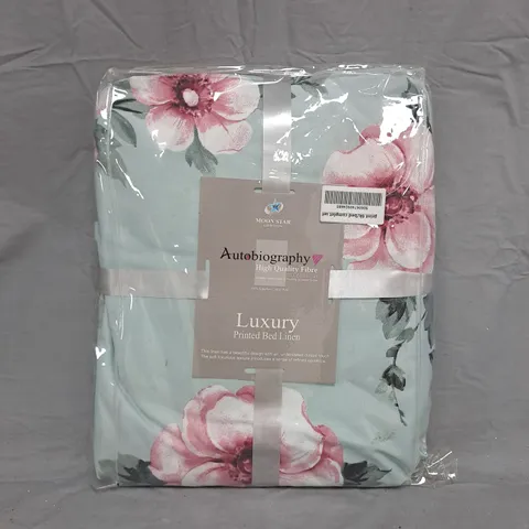 MOON STAR LONDON AUTOBIOGRAPHY LUXURY PRINTED BED LINEN – SEA FLOWER PATTERN (DUVET COVER SET)