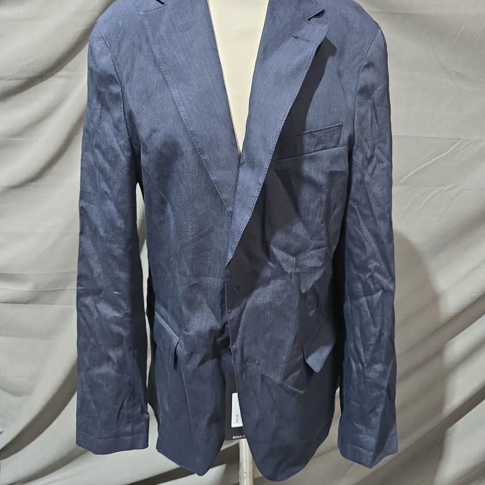 HUGO BOSS SLIM FIT BLAZER IN NAVY SIZE UK 48