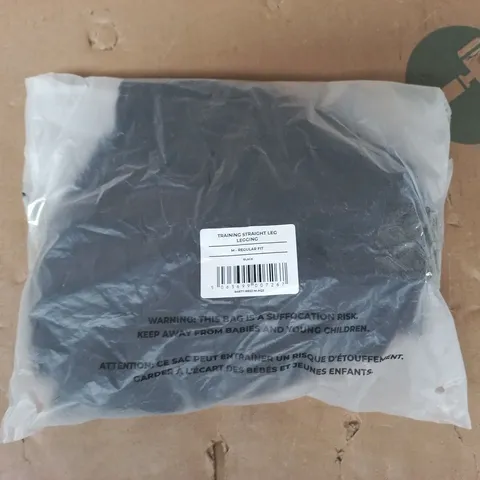 BAGGED GYMSHARK TRAINING STRAIGHT LEG LEGGINGS IN BLACK SIZE MEDIUM