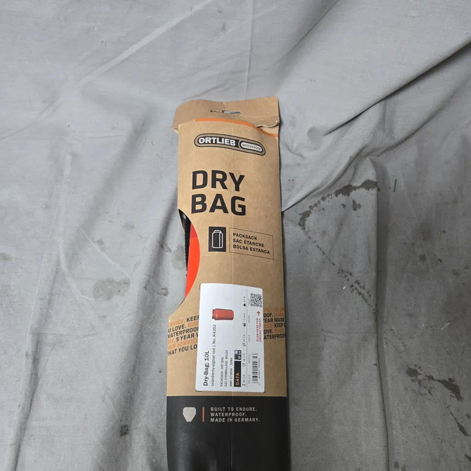 ORTLIEB DRY BAG 10L – WATERPROOF ROLL-TOP BAG