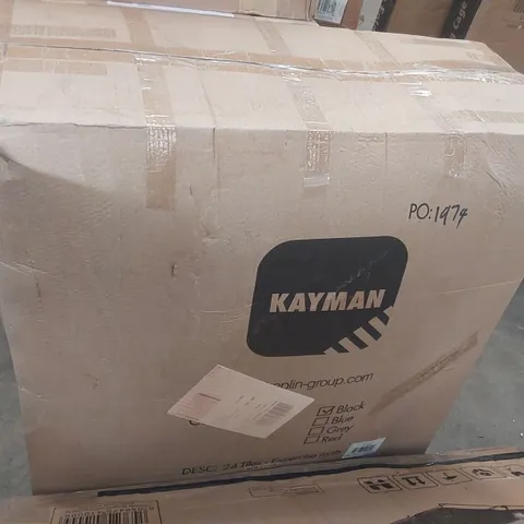 BOXED KAYMAN 24 TILES EXERCISE MATS - BLACK