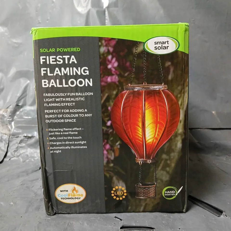 BALLOON FIESTA DECORATIVE SOLAR LIGHT RRP £19.99