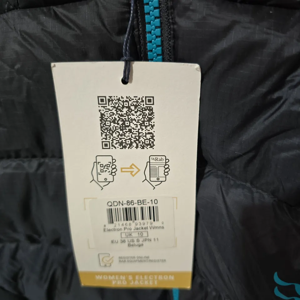 RAB WOMEN'S ELECTRON PRO JACKET – UK 10, BLACK