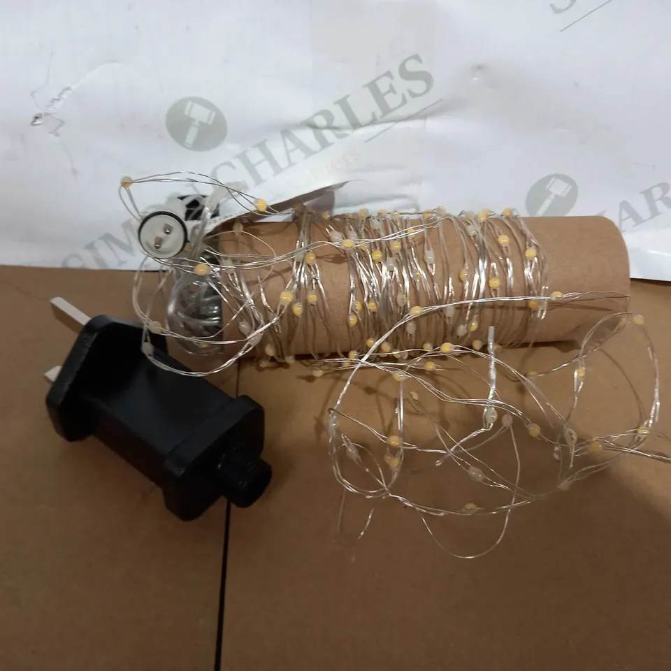 JOHN LEWIS BIG & BRIGHT WIRE LIGHTS WITH TIMER, 160 PURE WHITE LEDS